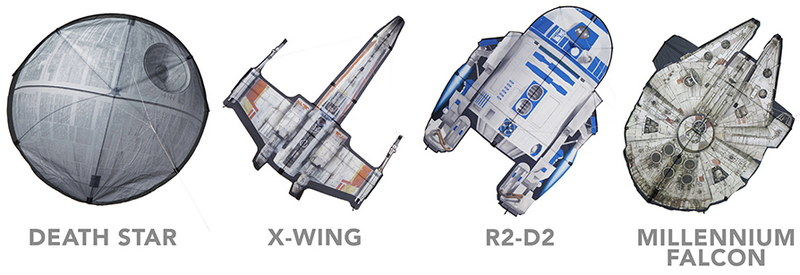 Illustration for article titled You Can Finally Pilot the Millennium Falcon With These Giant Star Wars Kites